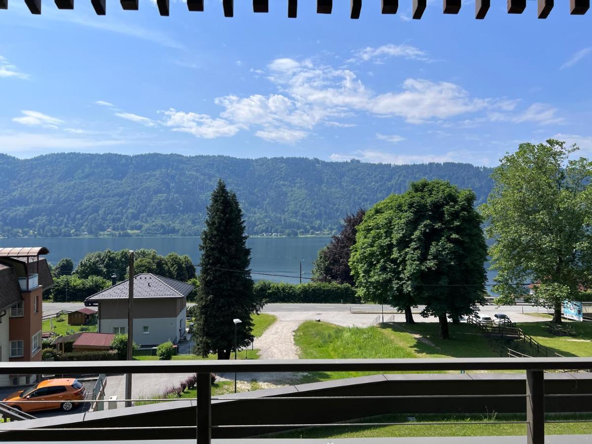 Ferienwohnung Mit Seeblick - Ossiacher See Gerlitzen Sattendorf Ngoại thất bức ảnh