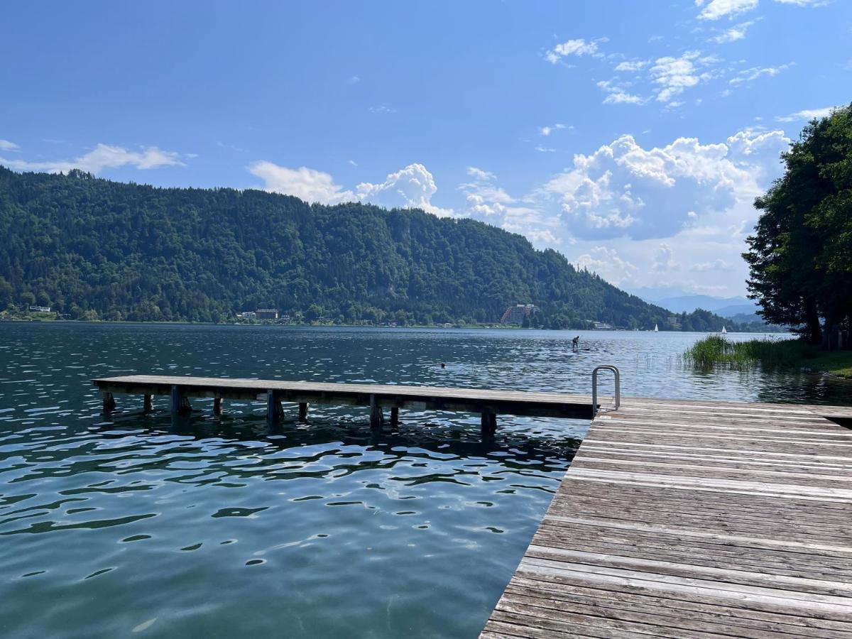 Ferienwohnung Mit Seeblick - Ossiacher See Gerlitzen Sattendorf Ngoại thất bức ảnh